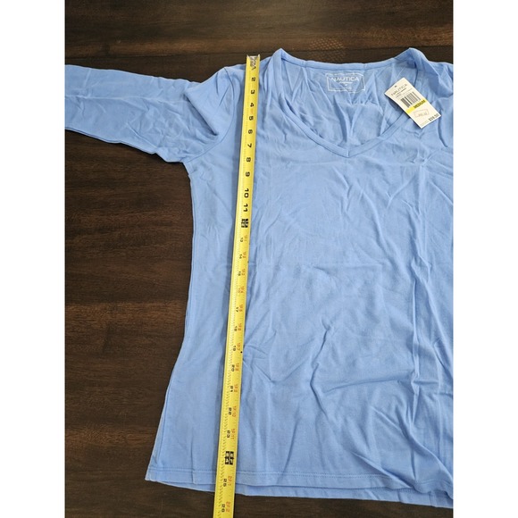 NWT Women's Medium Nautica Blue Snowflake Pajama Set - Picture 11 of 13